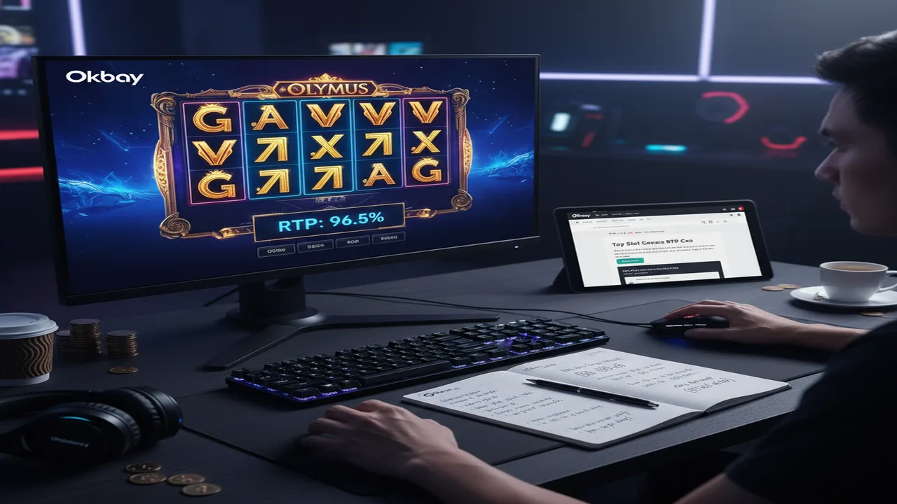 Cách chọn máy Slot có tỉ lệ RTP cao nhất Okbay