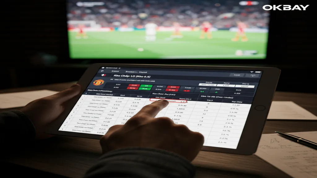 Cách đọc tỷ lệ kèo Bóng Đá nhà cái chuẩn Okbay