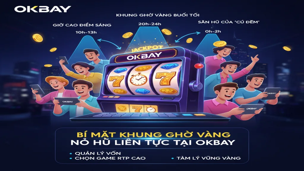 Mẹo quay hũ vào khung giờ vàng dễ nổ Okbay