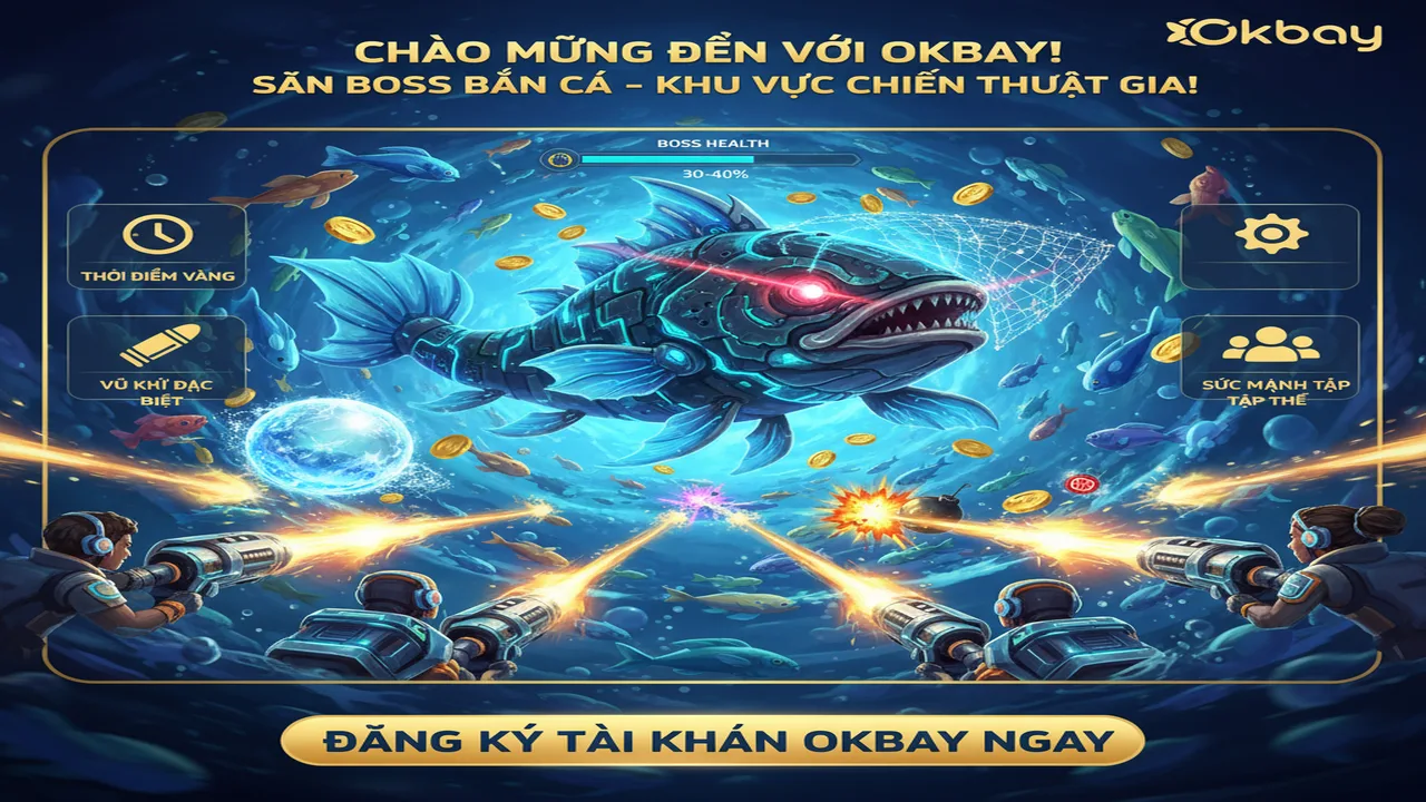 Mẹo săn Boss Bắn Cá không tốn nhiều đạn Okbay