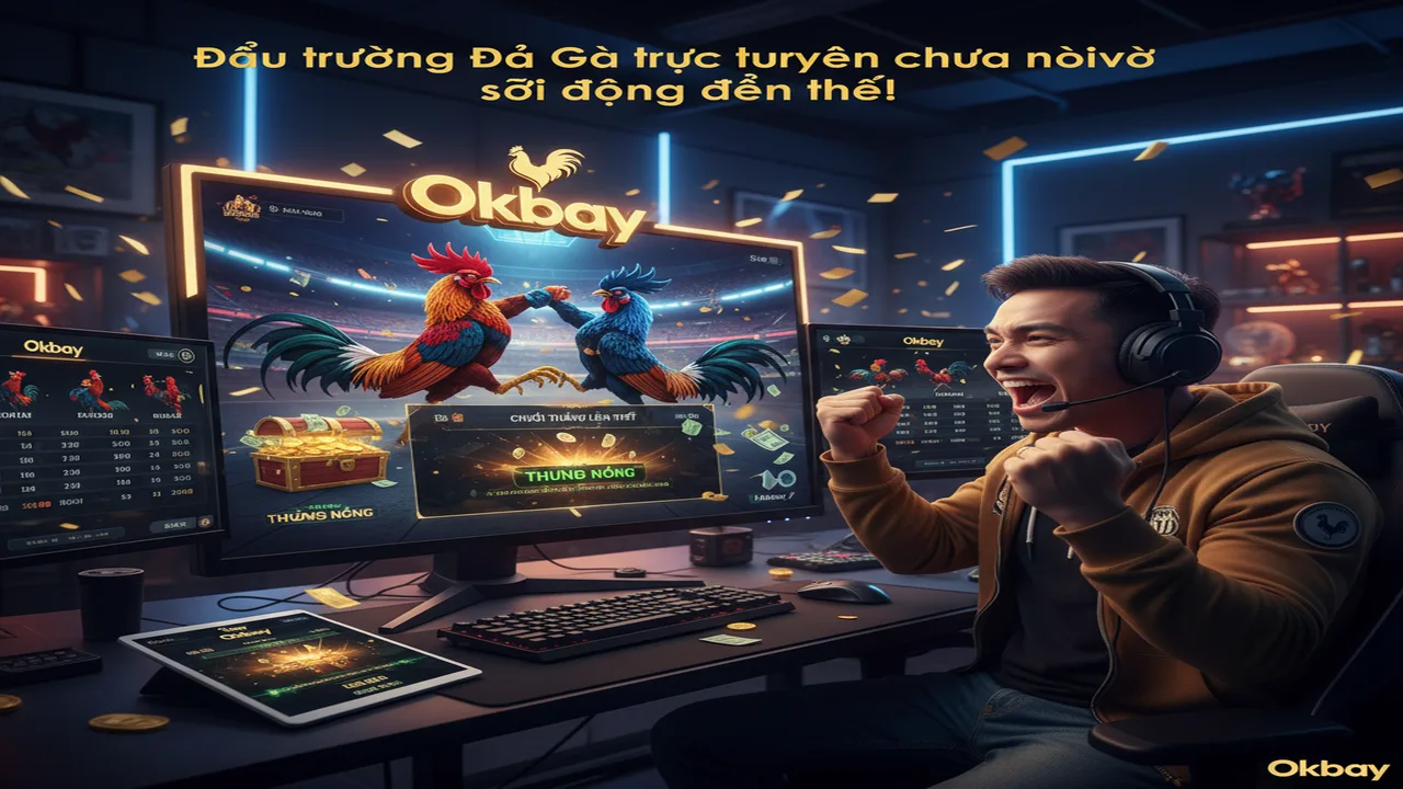 Thưởng nóng khi thắng liên tiếp Đá Gà Okbay