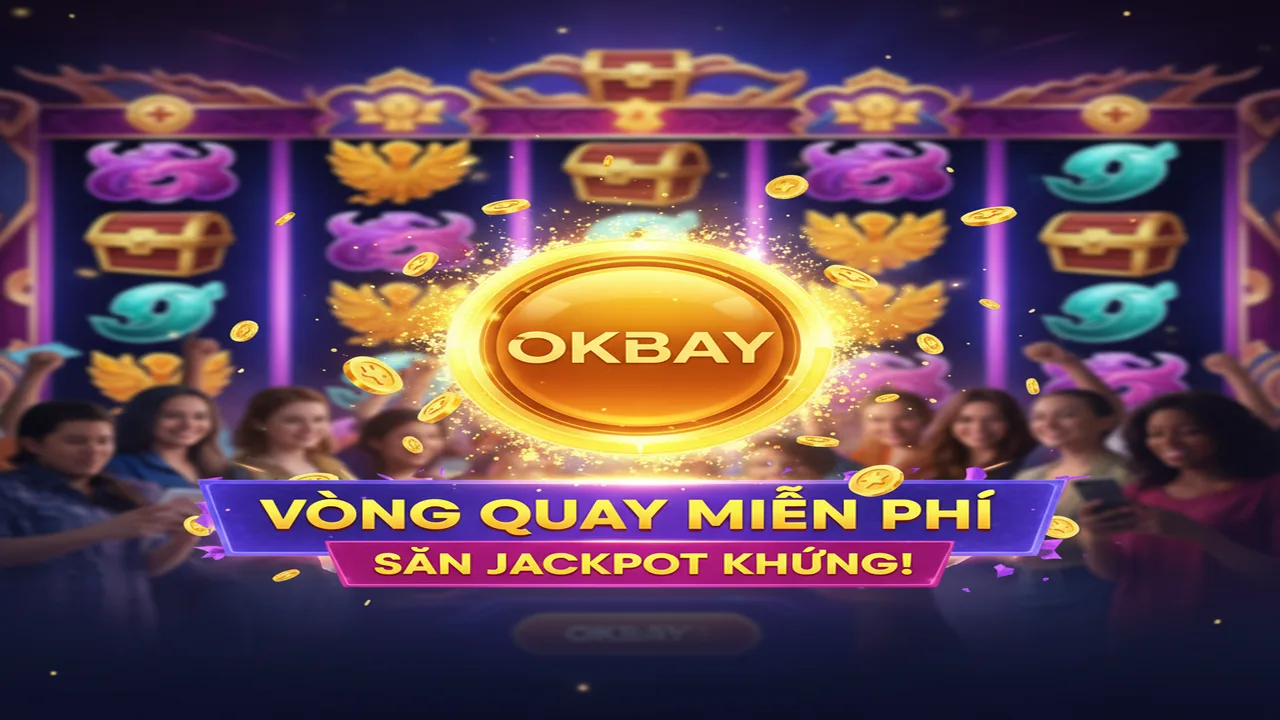 Nhận vòng quay miễn phí khi chơi Nổ Hũ Okbay
